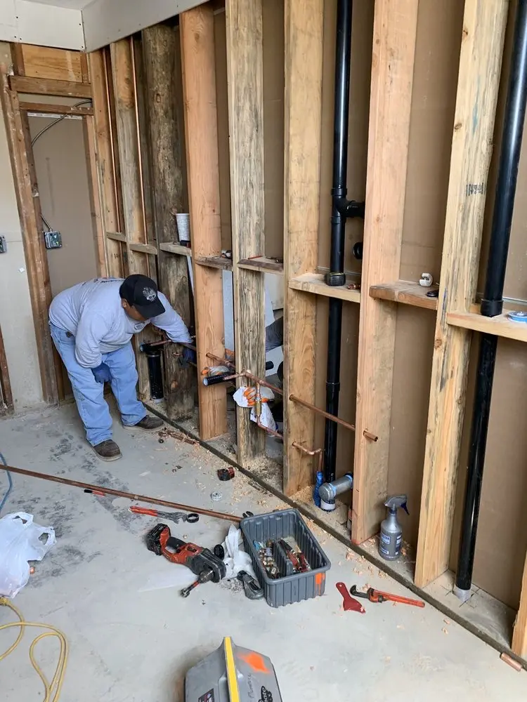 Commercial rough-in plumbing for Water Heater Replacement in East Islip